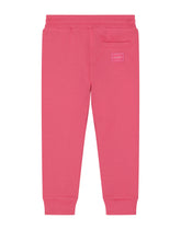 Jersey jogging pants with plate - | Dolce & Gabbana