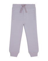 Jersey jogging pants with plate - | Dolce & Gabbana
