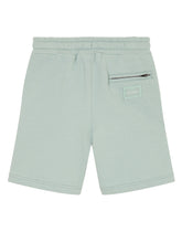 Jersey jogging shorts with logo tag - | Dolce & Gabbana