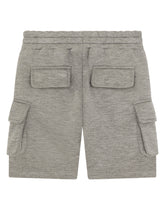 Jersey cargo shorts with DG logo - | Dolce & Gabbana