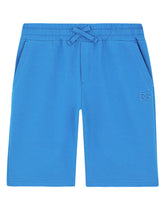 Jersey jogging shorts with DG logo embroidery - | Dolce & Gabbana