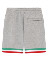 Jersey jogging shorts with DG logo print - | Dolce & Gabbana