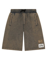 Basket shorts with Re-edition label and logo tag - | Dolce & Gabbana