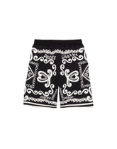 Jersey shorts with Marina print - | Dolce & Gabbana