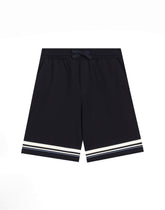 Printed piqué shorts - | Dolce & Gabbana