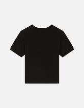 Jersey T-shirt with rubberized print - | Dolce & Gabbana