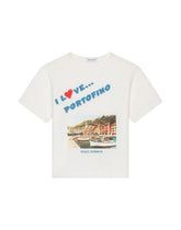 Jersey T-shirt with I love Portofino print - | Dolce & Gabbana