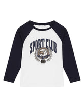 Printed jersey T-shirt with long raglan sleeves - | Dolce & Gabbana