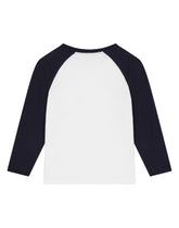 Printed jersey T-shirt with long raglan sleeves - | Dolce & Gabbana