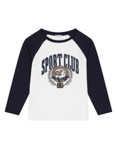 Printed jersey T-shirt with long raglan sleeves - | Dolce & Gabbana