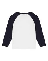 Printed jersey T-shirt with long raglan sleeves - | Dolce & Gabbana