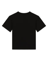 Jersey T-shirt with DG logo patch - | Dolce & Gabbana