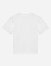 Jersey T-shirt with DG logo patch - | Dolce & Gabbana