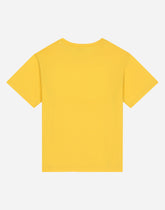 Jersey T-shirt with embossed logo - | Dolce & Gabbana