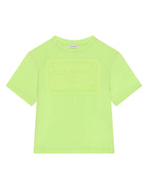 Jersey T-shirt with embossed logo - | Dolce & Gabbana