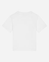 Short-sleeved jersey T-shirt with mascot print - | Dolce & Gabbana