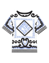 Marina-print jersey T-shirt - | Dolce & Gabbana