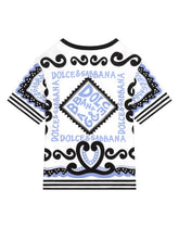 Marina-print jersey T-shirt - | Dolce & Gabbana