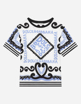 Marina-print jersey T-shirt - | Dolce & Gabbana