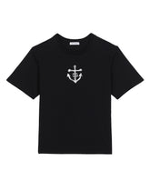 Jersey T-shirt with DG anchor print - | Dolce & Gabbana
