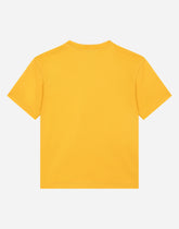Jersey T-shirt with embossed DG logo - | Dolce & Gabbana