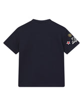 Jersey T-shirt with decorative patches - | Dolce & Gabbana