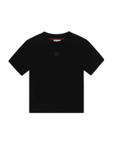 Interlock T-shirt with print and DG logo - | Dolce & Gabbana