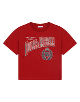 Jersey T-shirt with logo print - | Dolce & Gabbana