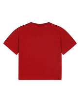 Jersey T-shirt with logo print - | Dolce & Gabbana