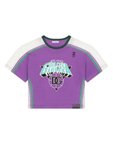 Jersey T-shirt with DG Sport print - | Dolce & Gabbana