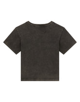 Jersey T-shirt with studded logo print - | Dolce & Gabbana