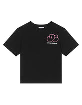 Jersey T-shirt with graffiti DG logo - | Dolce & Gabbana