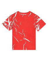 Short-sleeved printed jersey T-shirt with logo tag - | Dolce & Gabbana