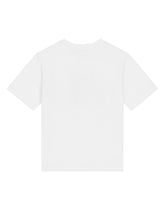 Short-sleeved jersey T-shirt with fusible rhinestones and print - | Dolce & Gabbana