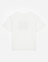 Jersey T-shirt with DG logo print - | Dolce & Gabbana