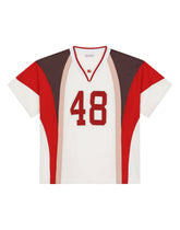 Nylon and jersey T-shirt with patch - | Dolce & Gabbana