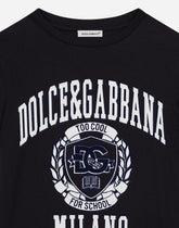 Jersey T-shirt with Dolce&Gabbana logo - | Dolce & Gabbana