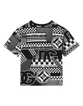 Jersey T-shirt with DNA print - | Dolce & Gabbana