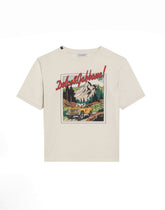 Jersey t-shirt with postcard print - | Dolce & Gabbana