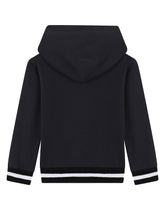 Jersey hoodie with logo print - | Dolce & Gabbana