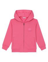 Jersey hoodie with plate - | Dolce & Gabbana