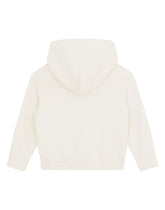 Jersey hoodie with logo plate - | Dolce & Gabbana