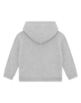 Jersey hoodie with DG logo patch - | Dolce & Gabbana