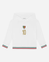 Jersey hoodie with Italy DG logo - | Dolce & Gabbana