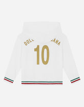 Jersey hoodie with Italy DG logo - | Dolce & Gabbana