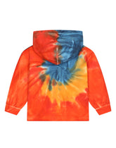 Tie-dye hoodie with DG logo - | Dolce & Gabbana