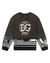 Jersey sweatshirt with DG bandanna logo print - | Dolce & Gabbana