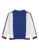 Jersey round-neck sweatshirt with DG logo band - | Dolce & Gabbana