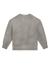 Jersey round-neck sweatshirt with DG laurel print - | Dolce & Gabbana