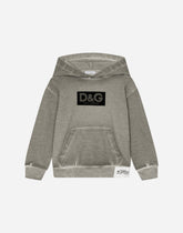 Jersey hoodie with D&G logo - | Dolce & Gabbana